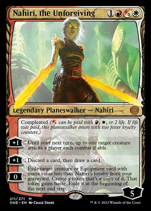 Nahiri, the Unforgiving (Phyrexia: All Will Be One)